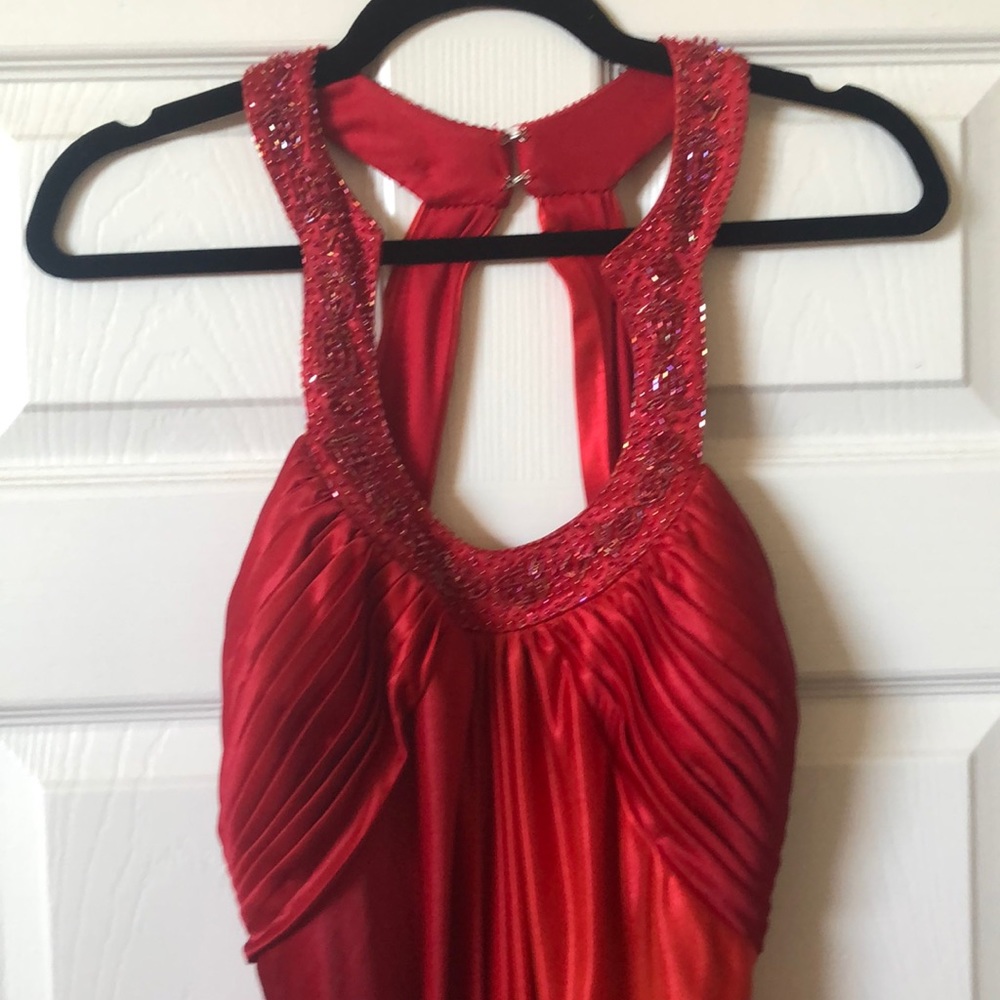 Open back dress